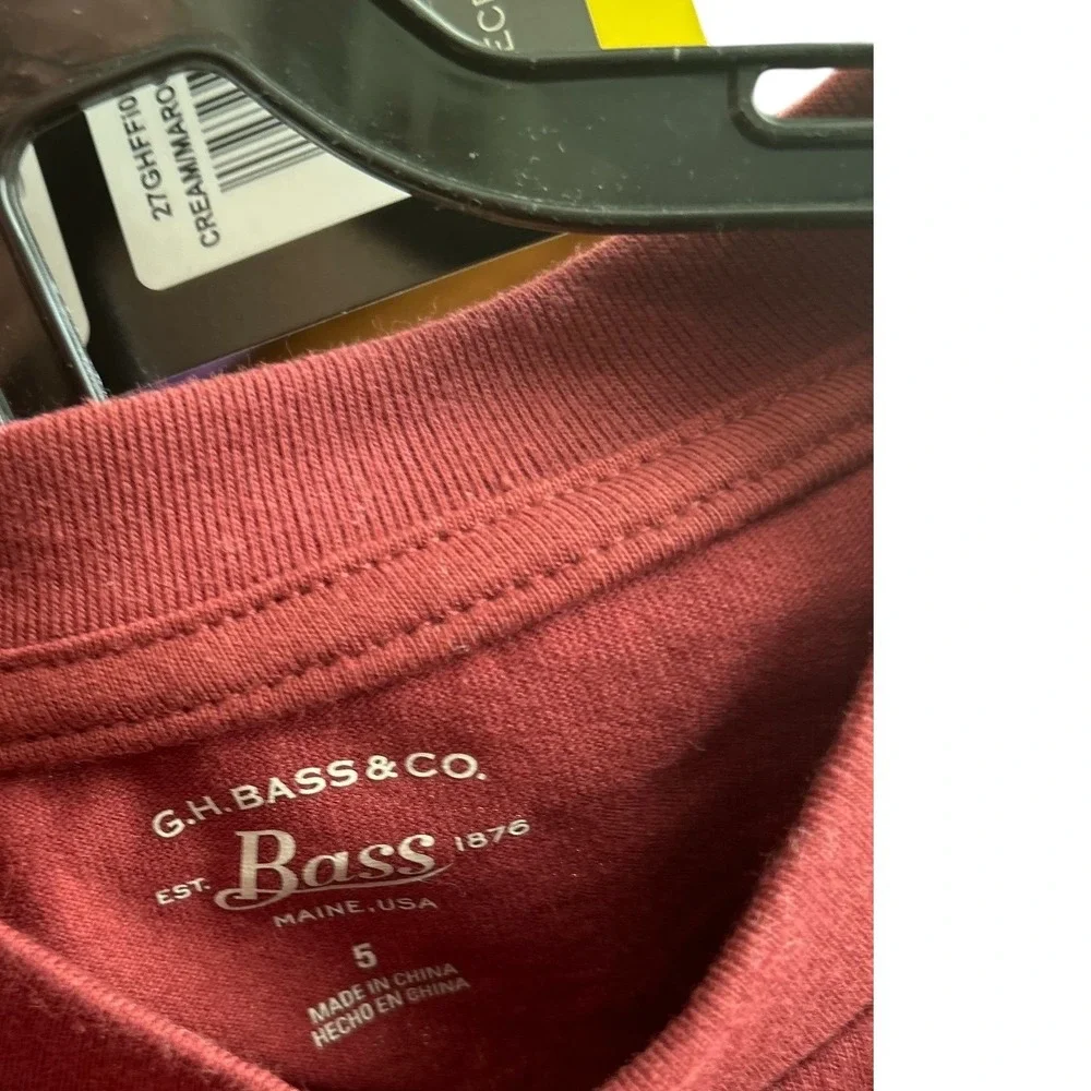 G.H. Bass‎ & Co. Kids 3 Piece Vest Set Cream Maroon Joggers Size 5